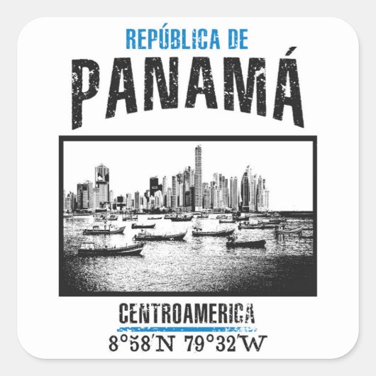 Sticker Carré Panama (Devant)