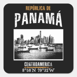 Sticker Carré Panama