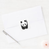Sticker Carré Panda (Enveloppe)