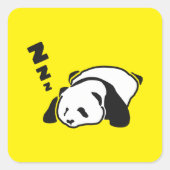 Sticker Carré Panda Pop Cute (Devant)