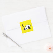 Sticker Carré Panda Pop Cute (Enveloppe)