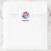 Sticker Carré Pandastic Pun (Sac)