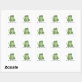 Sticker Carré Paniquez Plus Tard. (Feuille)