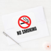 Sticker Carré Panneau chambre hôtel non fumeur (Enveloppe)