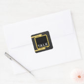 Sticker Carré Panneau de signalisation New York Crosswalk (Enveloppe)