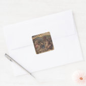 Sticker Carré Panneau décoratif du salon ovale (Enveloppe)