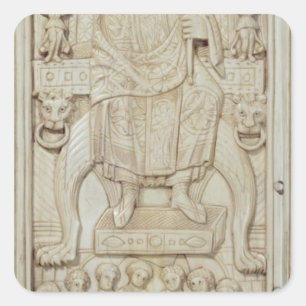 Sticker Carré Panneau du diptyque du consul Areobindus