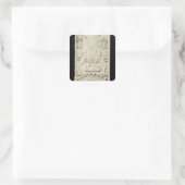 Sticker Carré Panneau du diptyque du consul Areobindus (Sac)