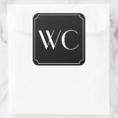 Sticker Carré Panneau salle de bain WC (Sac)