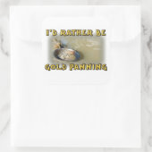 Sticker Carré Panning en or (Sac)