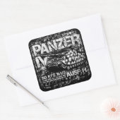 Sticker Carré Panzer IV (Enveloppe)