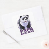 Sticker Carré Papa Panda Bear (Enveloppe)