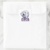 Sticker Carré Papa Polar Bear (Sac)