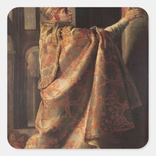 Sticker Carré Pape Urbain II (Devant)