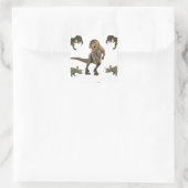 Sticker Carré Papier Dinosaure (Sac)