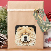 Sticker Carré PAPIER MIRAGE Crème Chow