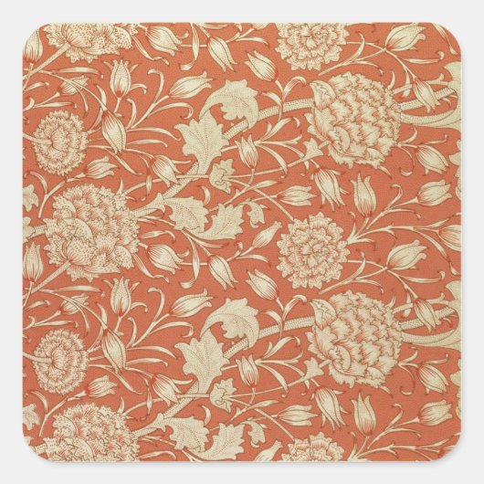 Sticker Carré Papier peint Tulip, 1875 (Devant)