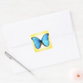 Sticker Carré Papillon (Enveloppe)