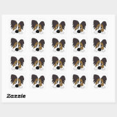 Sticker Carré papillon (Feuille)