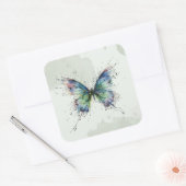 Sticker Carré Papillon (Enveloppe)