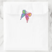 Sticker Carré Papillon (Sac)