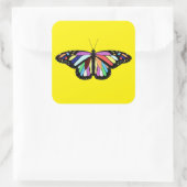 Sticker Carré Papillon coloré RP (Sac)