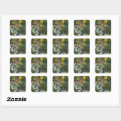 Sticker Carré papillon de skipper sur une fleur (Feuille)