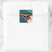 Sticker Carré Papillon grand porte-queue (Sac)