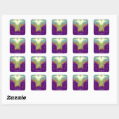 STICKER CARRÉ PAPILLON HYPER (Feuille)