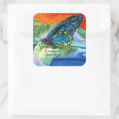 Sticker Carré Papillon II (Sac)