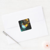 Sticker Carré Papillon lumineux et papillons de nuit (Enveloppe)