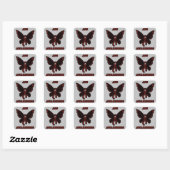 Sticker Carré Papillon/sensibilisation...APS (Feuille)