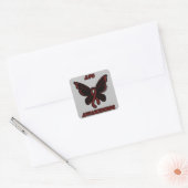 Sticker Carré Papillon/sensibilisation...APS (Enveloppe)