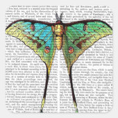 Sticker Carré Papillon vibrant (Devant)