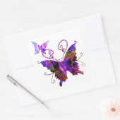Sticker Carré Papillons Imaginaires (Enveloppe)