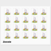 Sticker Carré Pâques (Feuille)