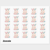 Sticker Carré Pâques (Feuille)