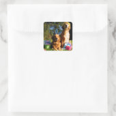 Sticker Carré Pâques d'or (Sac)