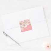 Sticker Carré Pâques doux (Enveloppe)