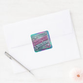 Sticker Carré Pâques Paskah 2026 (Enveloppe)