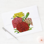 Sticker Carré Paquet de démarrage Vintage de l'oeillet (Enveloppe)