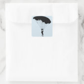 Sticker Carré Parachutiste (Sac)