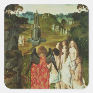 Sticker Carré Paradis de la Fontaine Symbolique