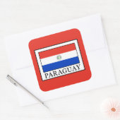 Sticker Carré Paraguay (Enveloppe)
