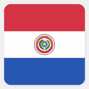 STICKER CARRÉ PARAGUAY