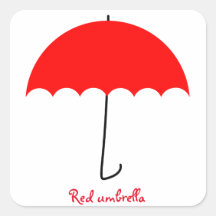 Parapluie rouge