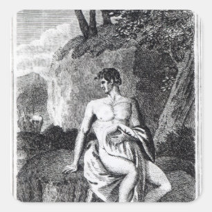 Sticker Carré Parc de mungo en Afrique