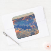 Sticker Carré Parc national de canyon grand, AZ (Enveloppe)