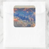 Sticker Carré Parc national de canyon grand, AZ (Sac)