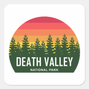 Sticker Carré Parc national de Death Valley